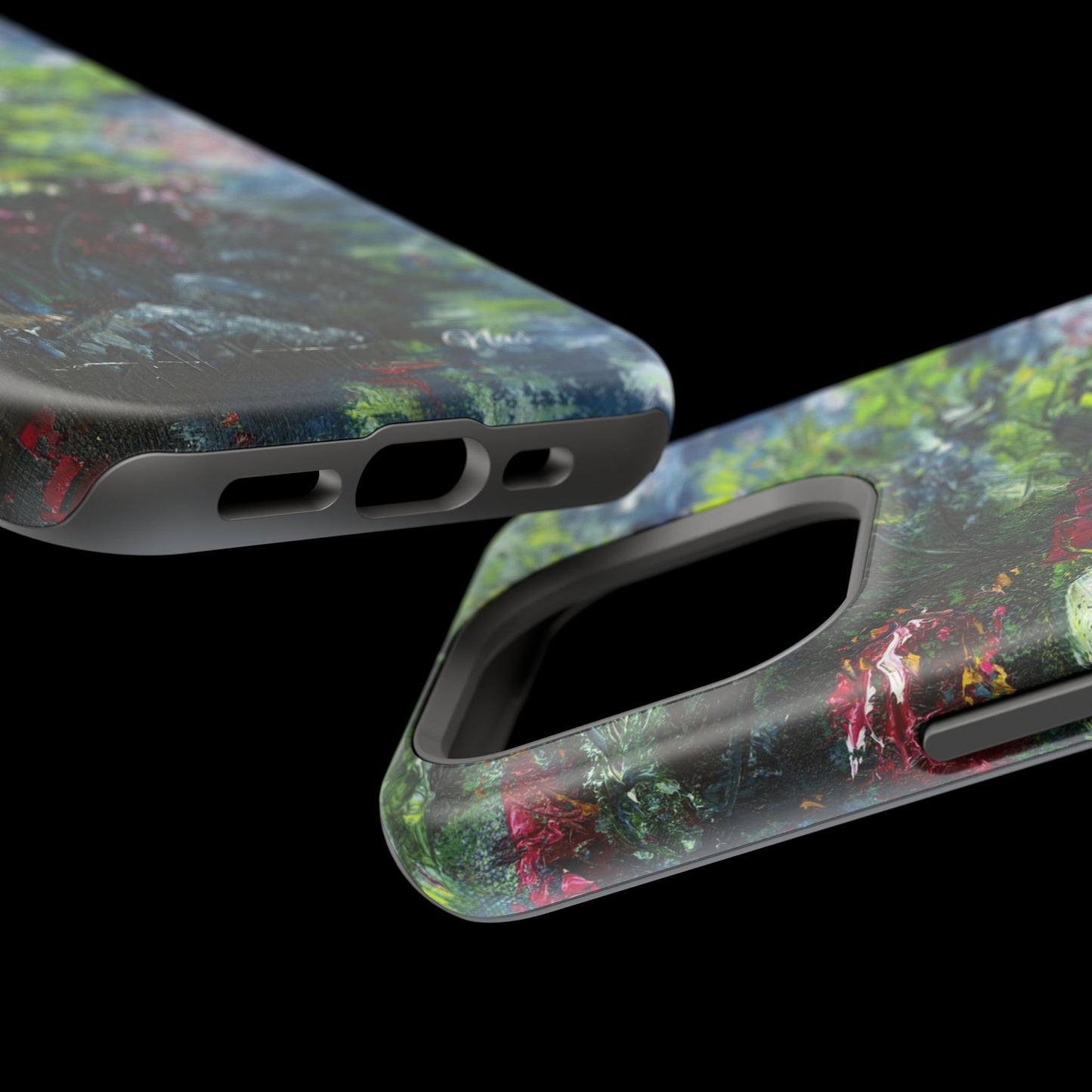 Landscape Phone Case -Original Art Design By Nadine A.S. , Gift for Her, Spring Accessory, Floral Lover, Mother's Day