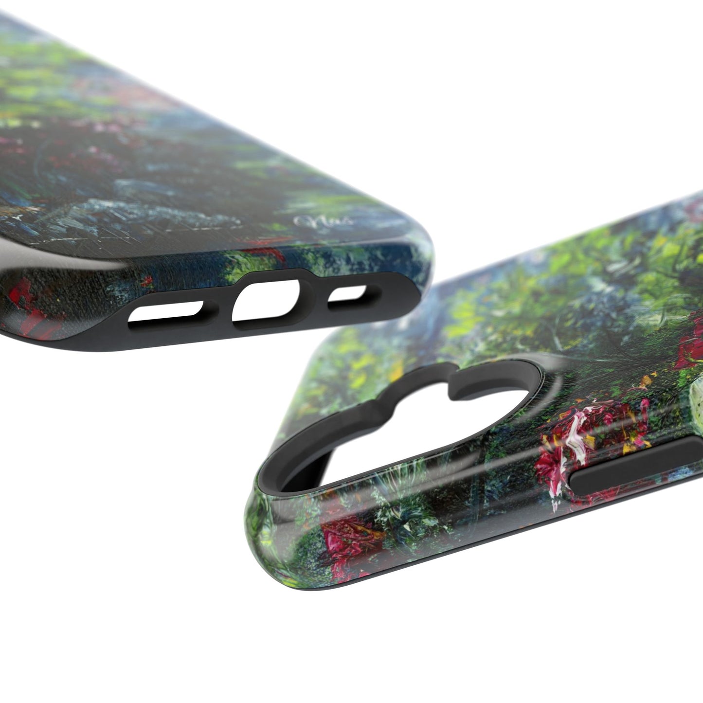 Landscape Phone Case -Original Art Design By Nadine A.S. , Gift for Her, Spring Accessory, Floral Lover, Mother's Day