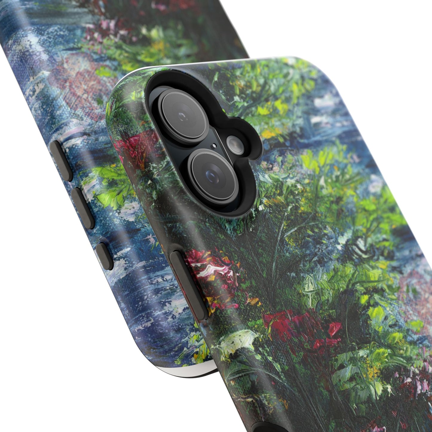 Landscape Phone Case -Original Art Design By Nadine A.S. , Gift for Her, Spring Accessory, Floral Lover, Mother's Day