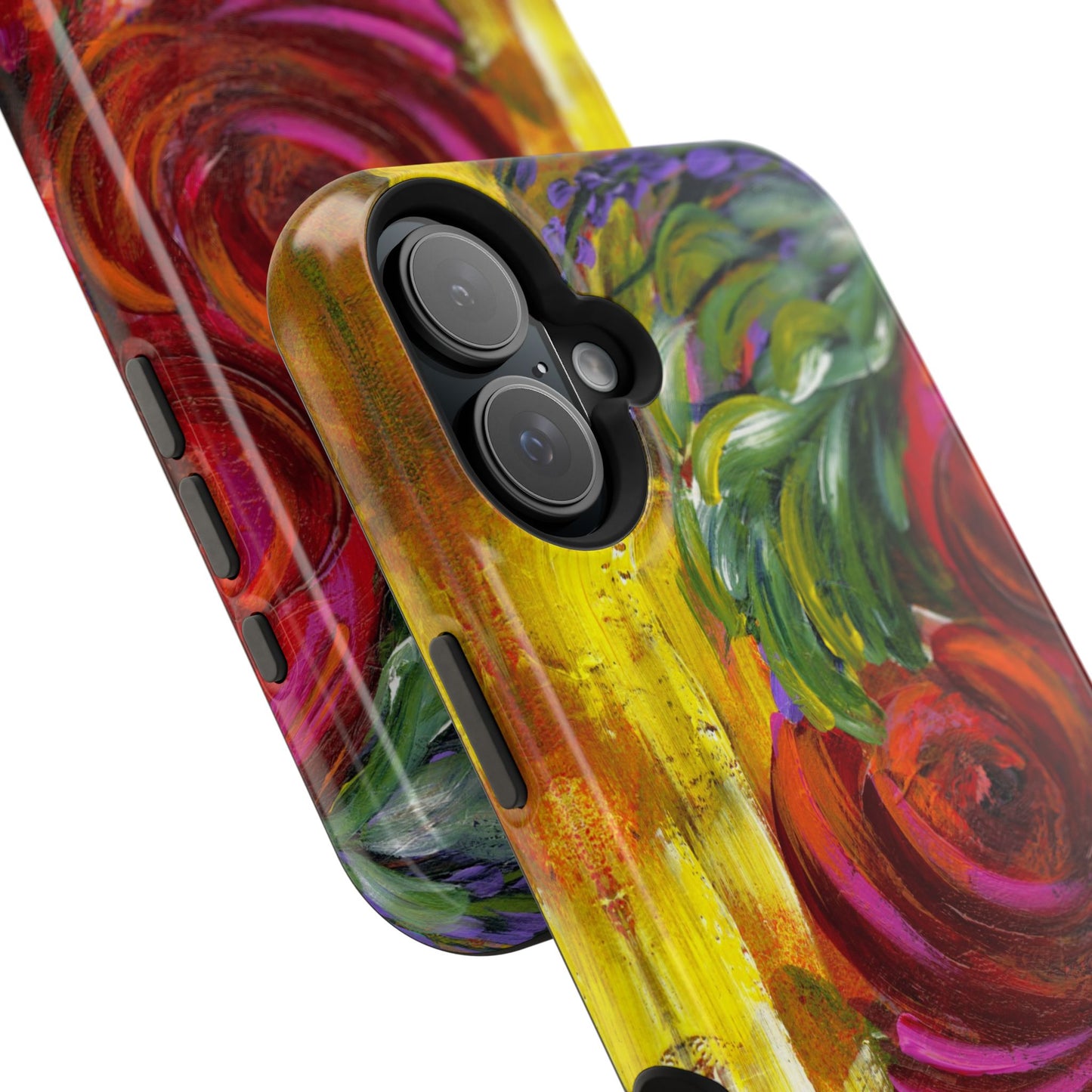 Peonies Phone Case -Original Art Design By Nadine A.S. , Gift for Her, Spring Accessory, Floral Lover, Mother's Day