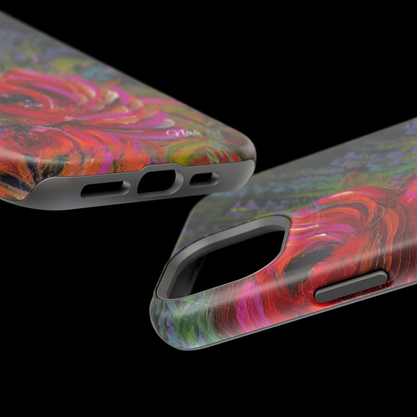 Peonies Phone Case -Original Art Design By Nadine A.S. , Gift for Her, Spring Accessory, Floral Lover, Mother's Day