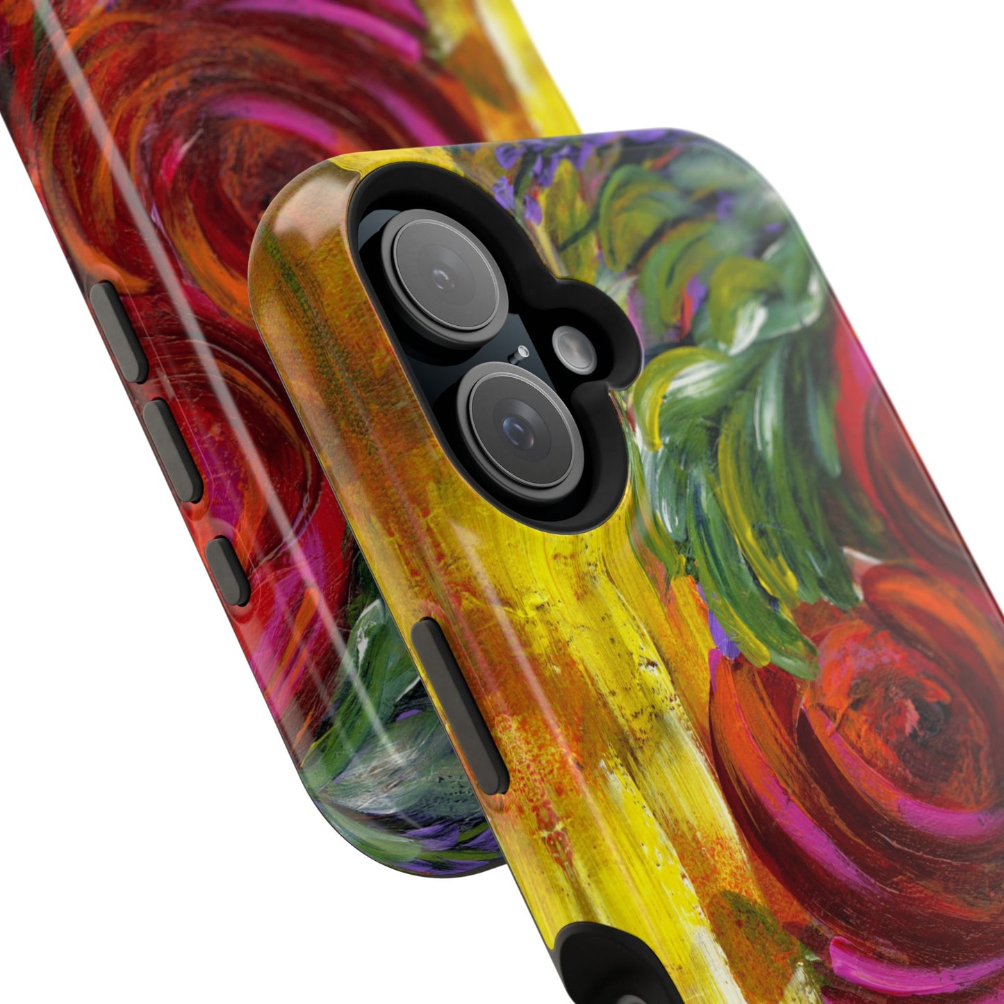 Peonies Phone Case -Original Art Design By Nadine A.S. , Gift for Her, Spring Accessory, Floral Lover, Mother's Day