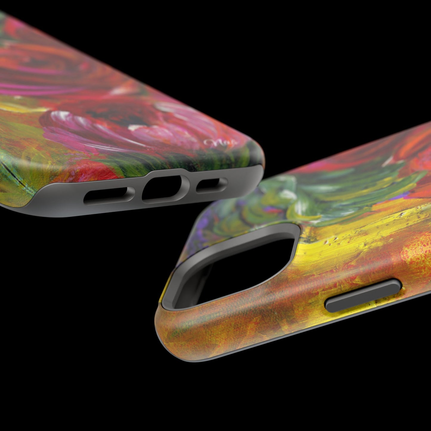 Peonies Phone Case -Original Art Design By Nadine A.S. , Gift for Her, Spring Accessory, Floral Lover, Mother's Day