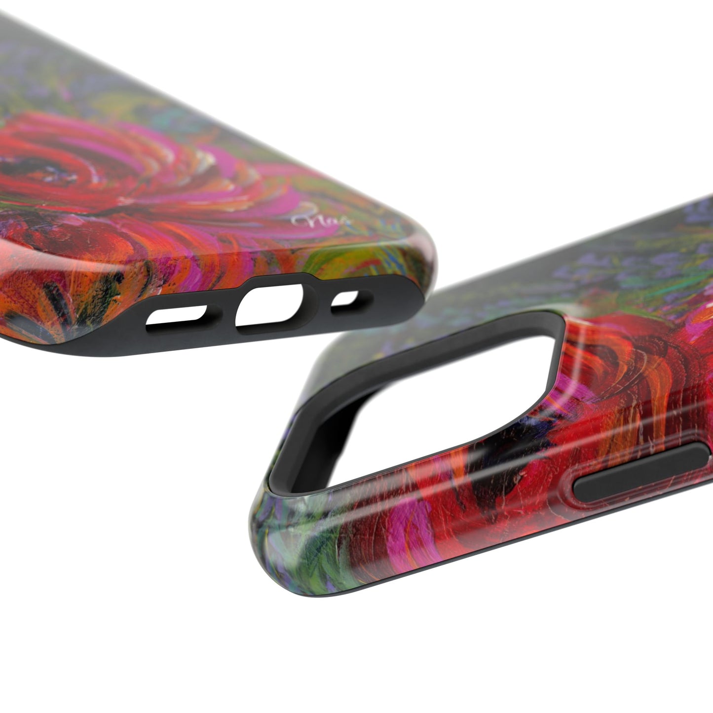 Peonies Phone Case -Original Art Design By Nadine A.S. , Gift for Her, Spring Accessory, Floral Lover, Mother's Day