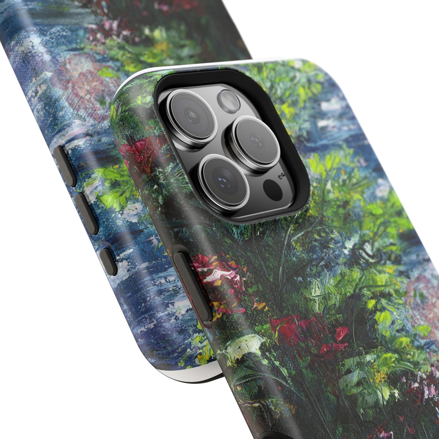 Landscape Phone Case -Original Art Design By Nadine A.S. , Gift for Her, Spring Accessory, Floral Lover, Mother's Day