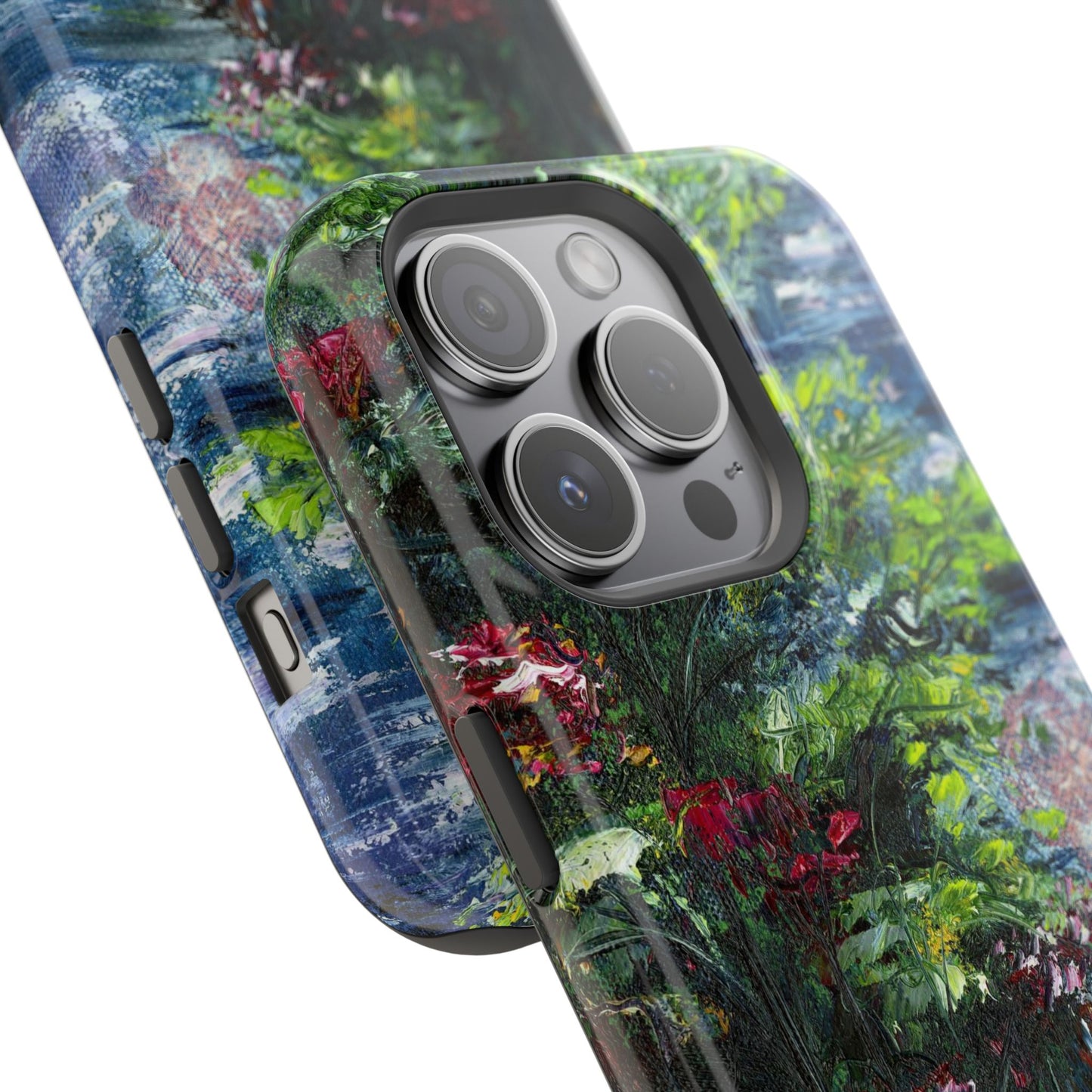 Landscape Phone Case -Original Art Design By Nadine A.S. , Gift for Her, Spring Accessory, Floral Lover, Mother's Day