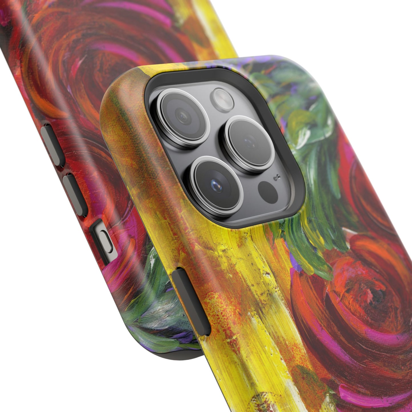 Peonies Phone Case -Original Art Design By Nadine A.S. , Gift for Her, Spring Accessory, Floral Lover, Mother's Day