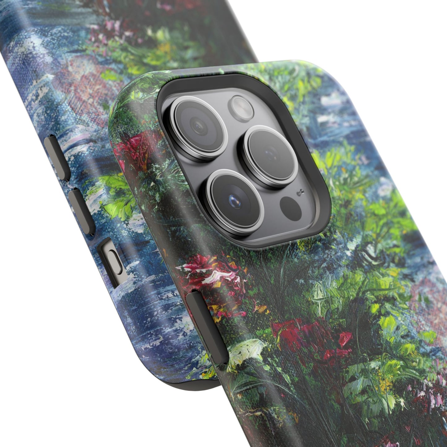 Landscape Phone Case -Original Art Design By Nadine A.S. , Gift for Her, Spring Accessory, Floral Lover, Mother's Day