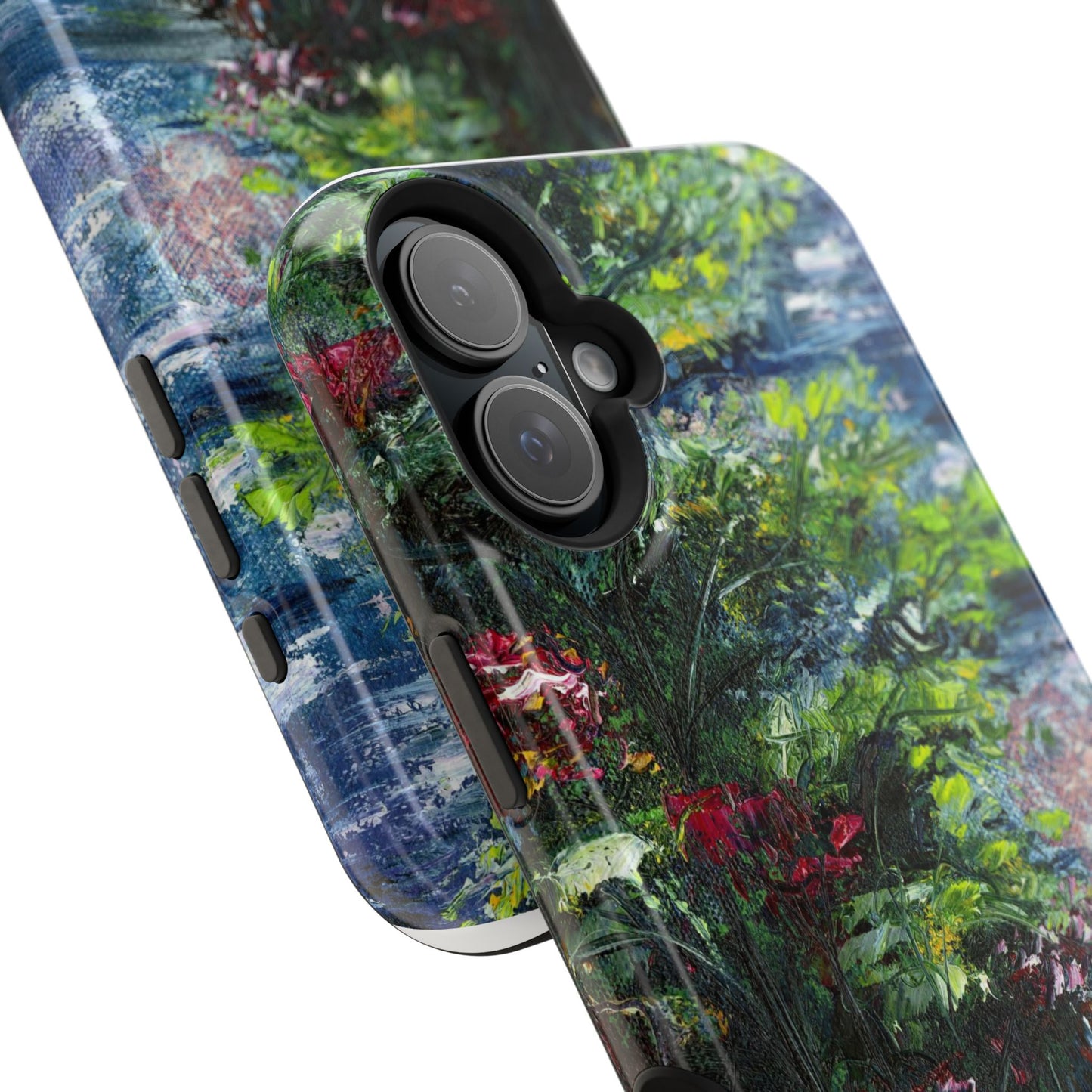 Landscape Phone Case -Original Art Design By Nadine A.S. , Gift for Her, Spring Accessory, Floral Lover, Mother's Day