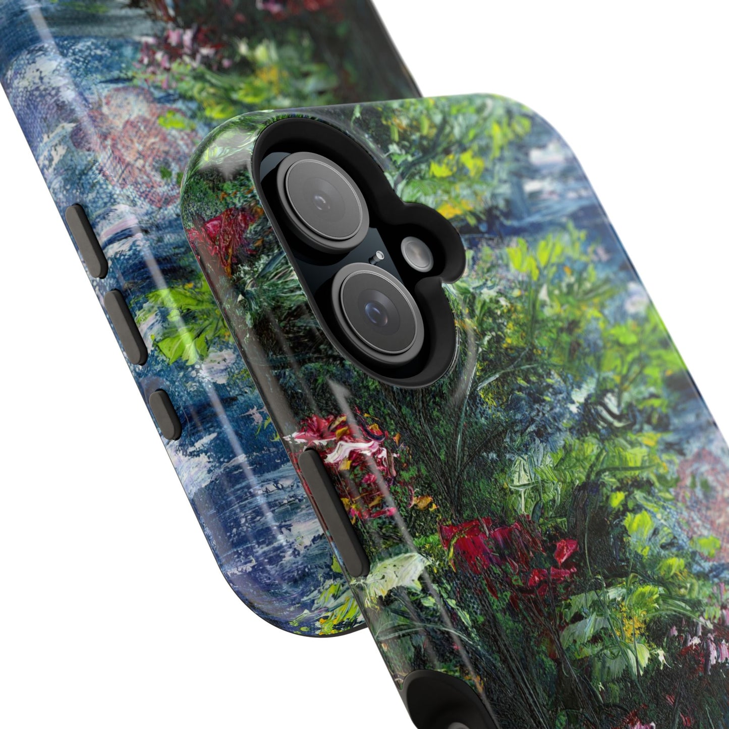 Landscape Phone Case -Original Art Design By Nadine A.S. , Gift for Her, Spring Accessory, Floral Lover, Mother's Day