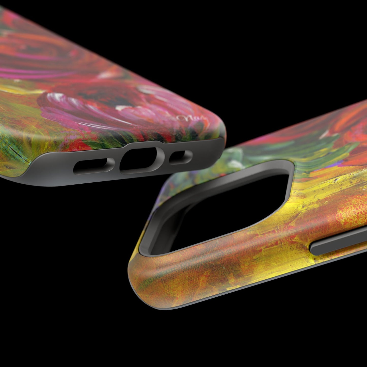 Peonies Phone Case -Original Art Design By Nadine A.S. , Gift for Her, Spring Accessory, Floral Lover, Mother's Day