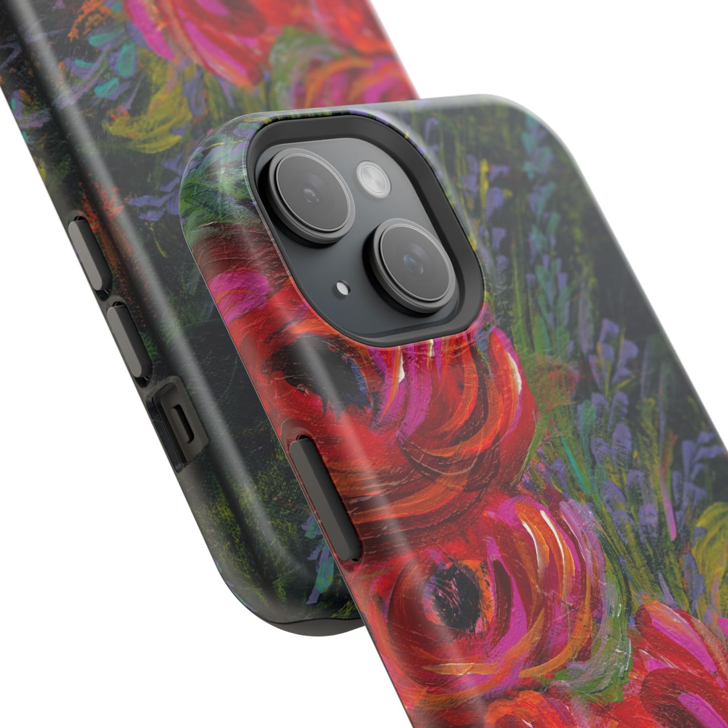 Peonies Phone Case -Original Art Design By Nadine A.S. , Gift for Her, Spring Accessory, Floral Lover, Mother's Day