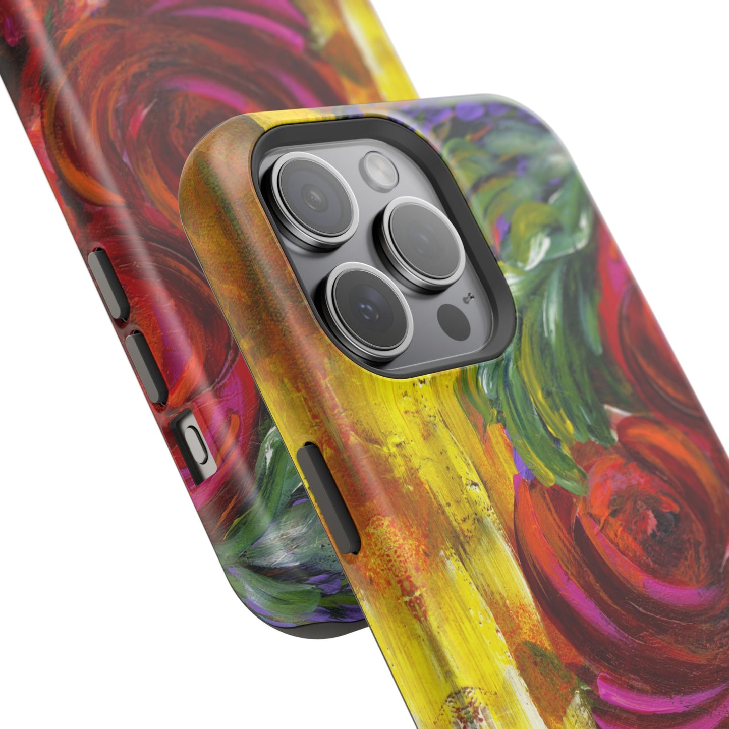 Peonies Phone Case -Original Art Design By Nadine A.S. , Gift for Her, Spring Accessory, Floral Lover, Mother's Day