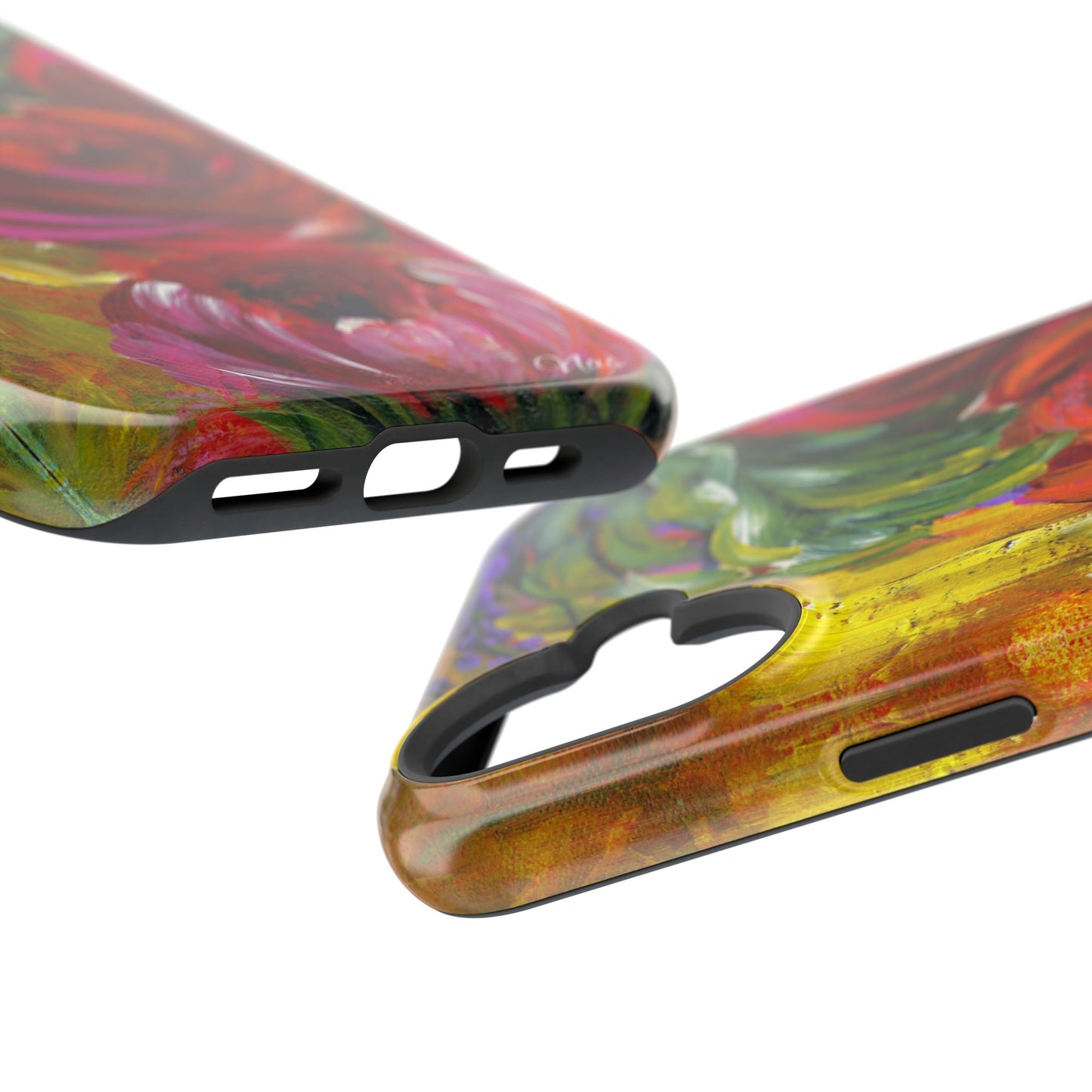 Peonies Phone Case -Original Art Design By Nadine A.S. , Gift for Her, Spring Accessory, Floral Lover, Mother's Day