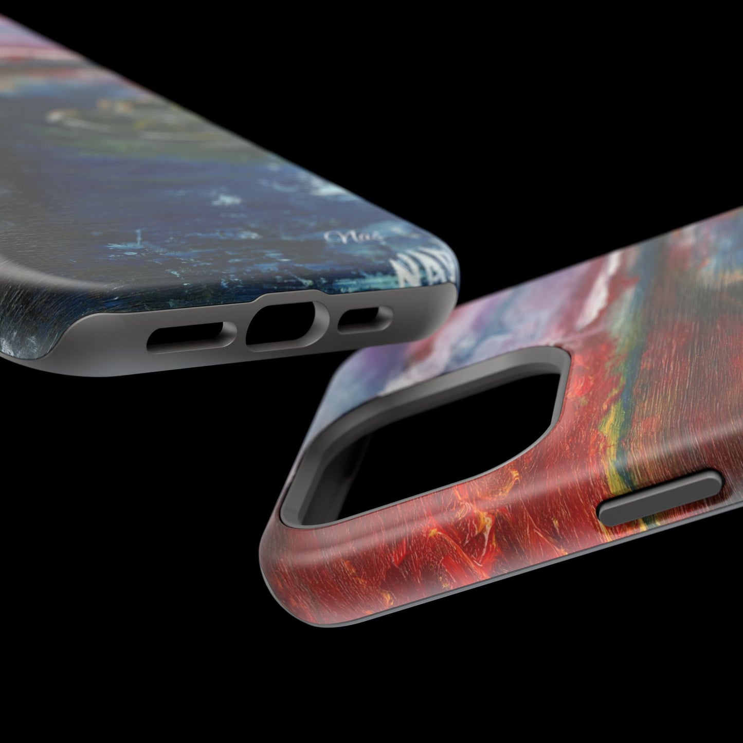 Artist sea Landscape Phone Case -Original Art Design By Nadine A.S. , Gift for Her, Spring Accessory, Floral Lover, Mother's Day