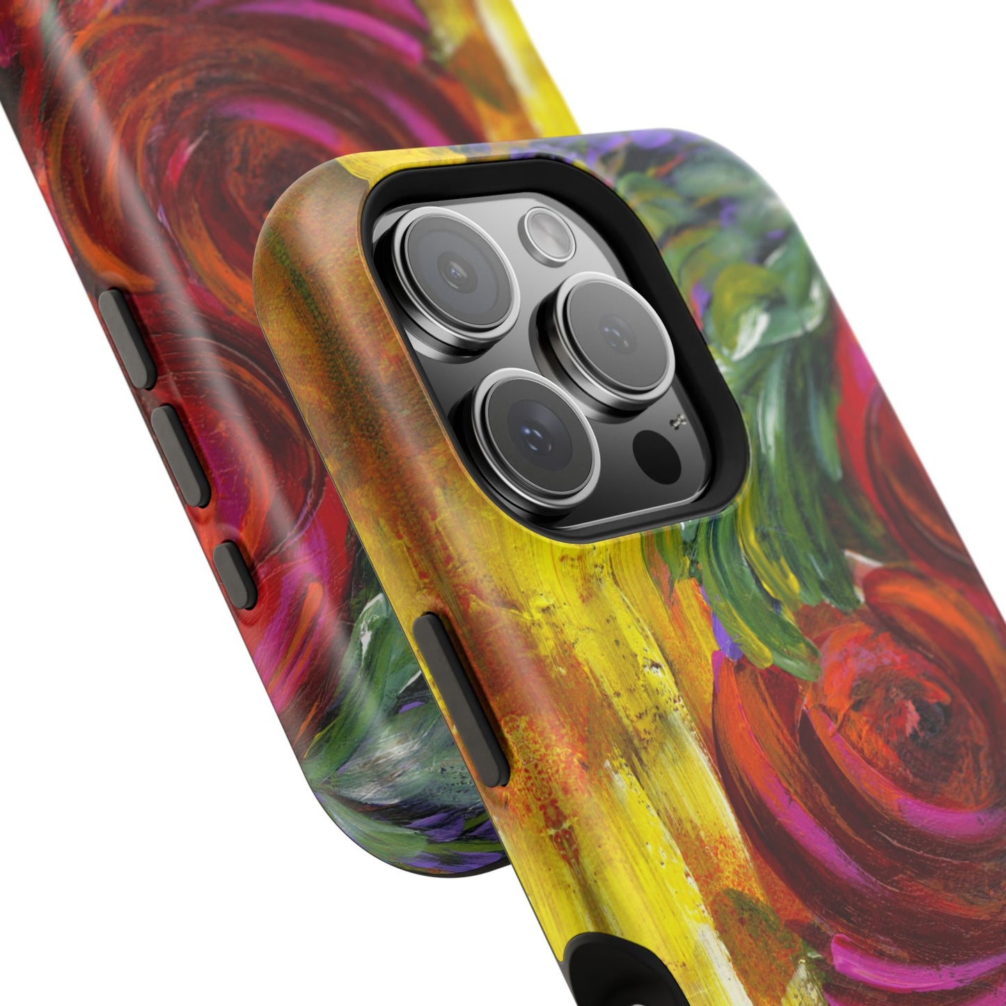 Peonies Phone Case -Original Art Design By Nadine A.S. , Gift for Her, Spring Accessory, Floral Lover, Mother's Day