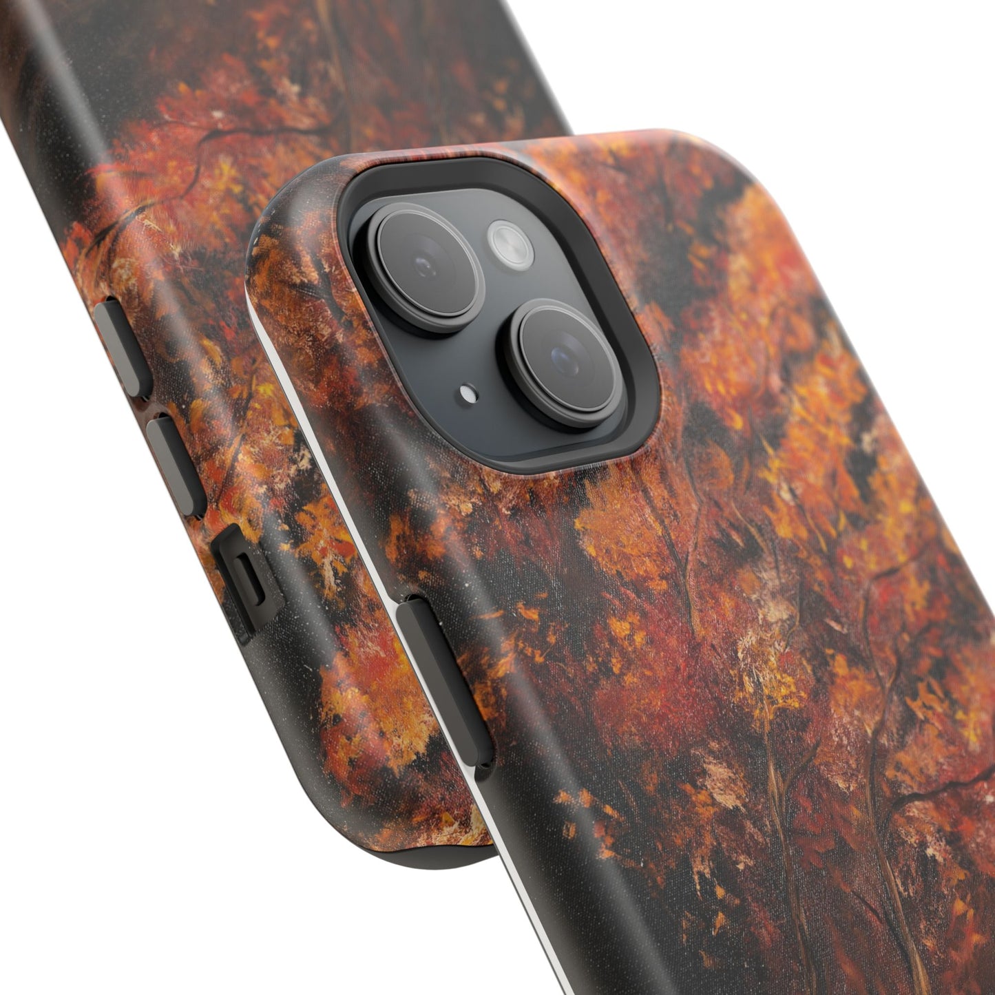 Fall Landscape Phone Case -Original Art Design By Nadine A.S. , Gift for Her, Spring Accessory, Floral Lover, Mother's Day