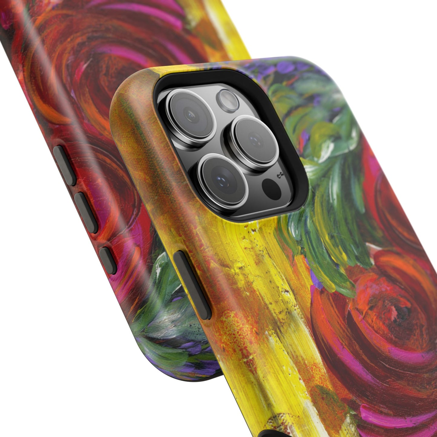 Peonies Phone Case -Original Art Design By Nadine A.S. , Gift for Her, Spring Accessory, Floral Lover, Mother's Day