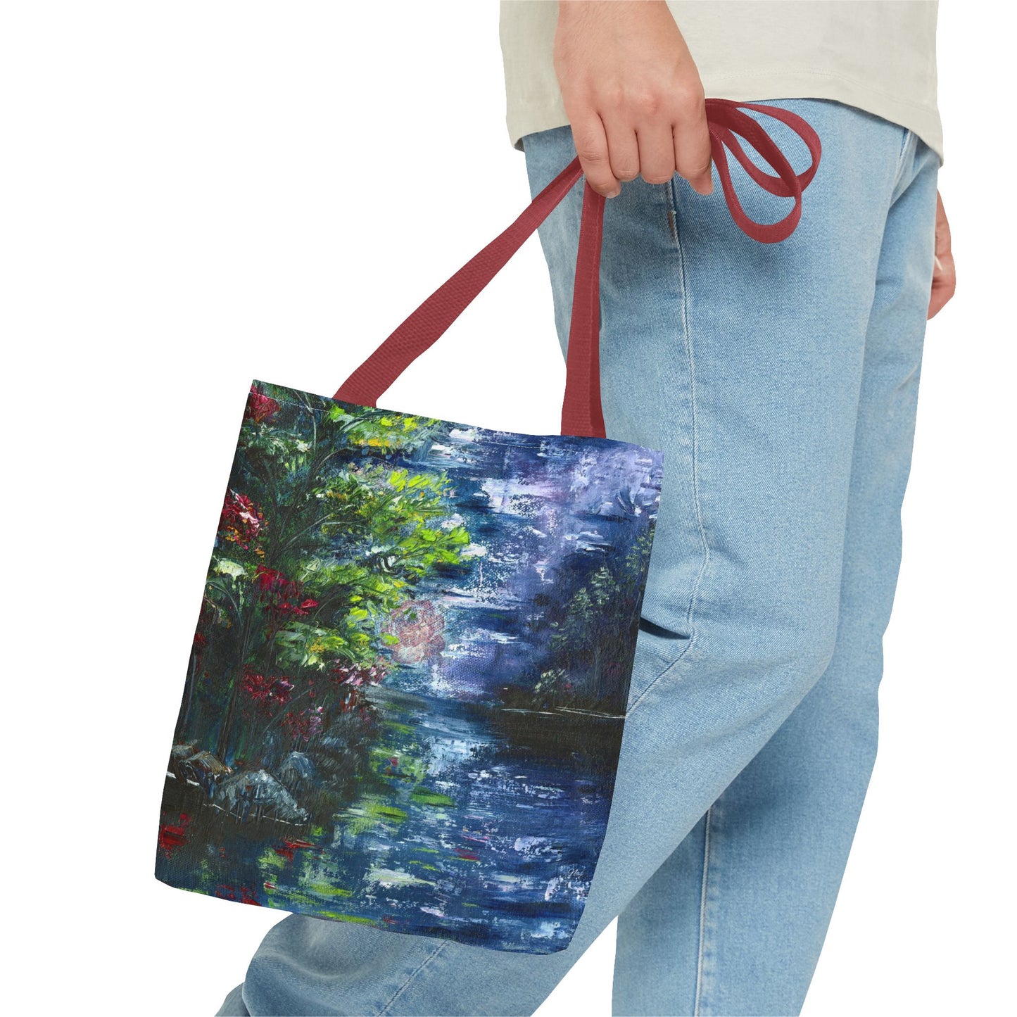 Tote Bag, Original Design by Nadine A.S. Carryall for Shopping, Beach, Gifts, Picnics, Eco-Friendly Essentials