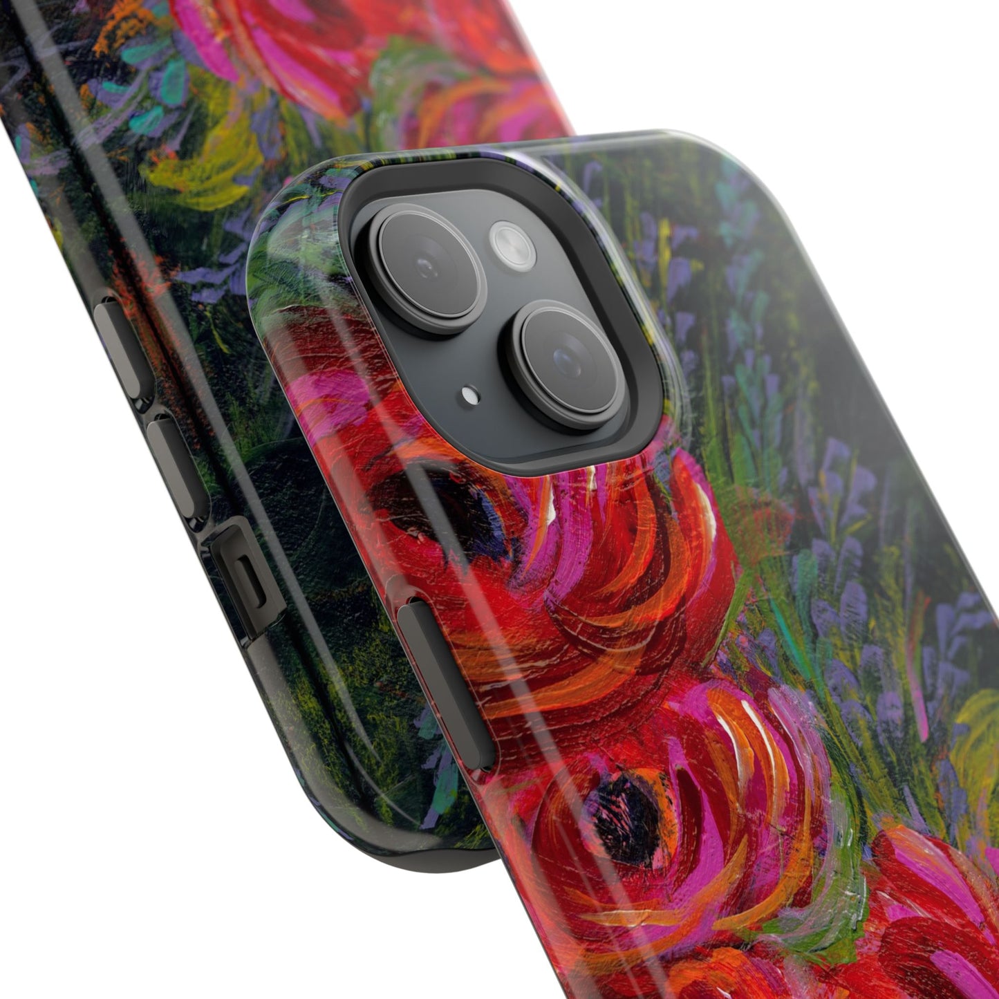 Peonies Phone Case -Original Art Design By Nadine A.S. , Gift for Her, Spring Accessory, Floral Lover, Mother's Day