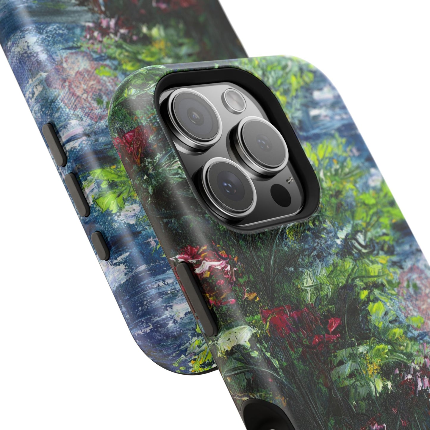 Landscape Phone Case -Original Art Design By Nadine A.S. , Gift for Her, Spring Accessory, Floral Lover, Mother's Day