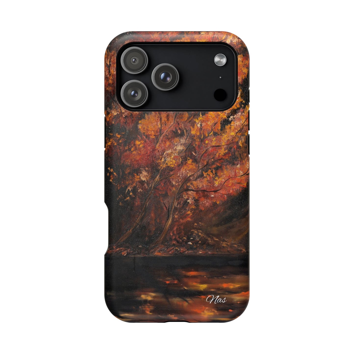 Fall Landscape Phone Case -Original Art Design By Nadine A.S. , Gift for Her, Spring Accessory, Floral Lover, Mother's Day