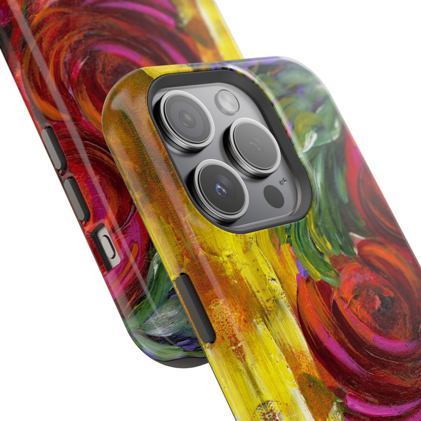 Peonies Phone Case -Original Art Design By Nadine A.S. , Gift for Her, Spring Accessory, Floral Lover, Mother's Day