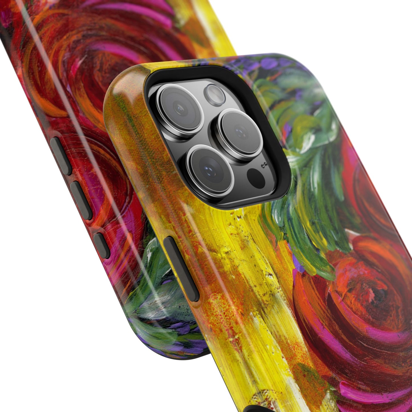 Peonies Phone Case -Original Art Design By Nadine A.S. , Gift for Her, Spring Accessory, Floral Lover, Mother's Day