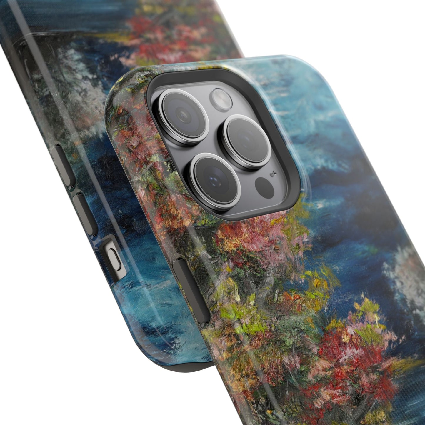 Landscape Phone Case -Original Art Design By Nadine A.S. , Gift for Her, Spring Accessory, Floral Lover, Mother's Day