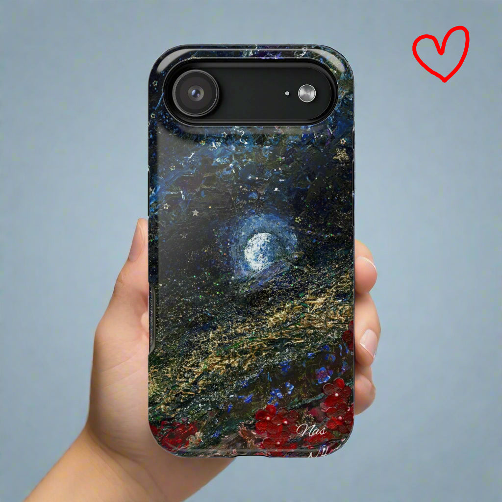 Designer Phone Case -Original Art Design By Nadine A.S. , Gift for Her, Spring Accessory, Floral Lover, Mother's Day