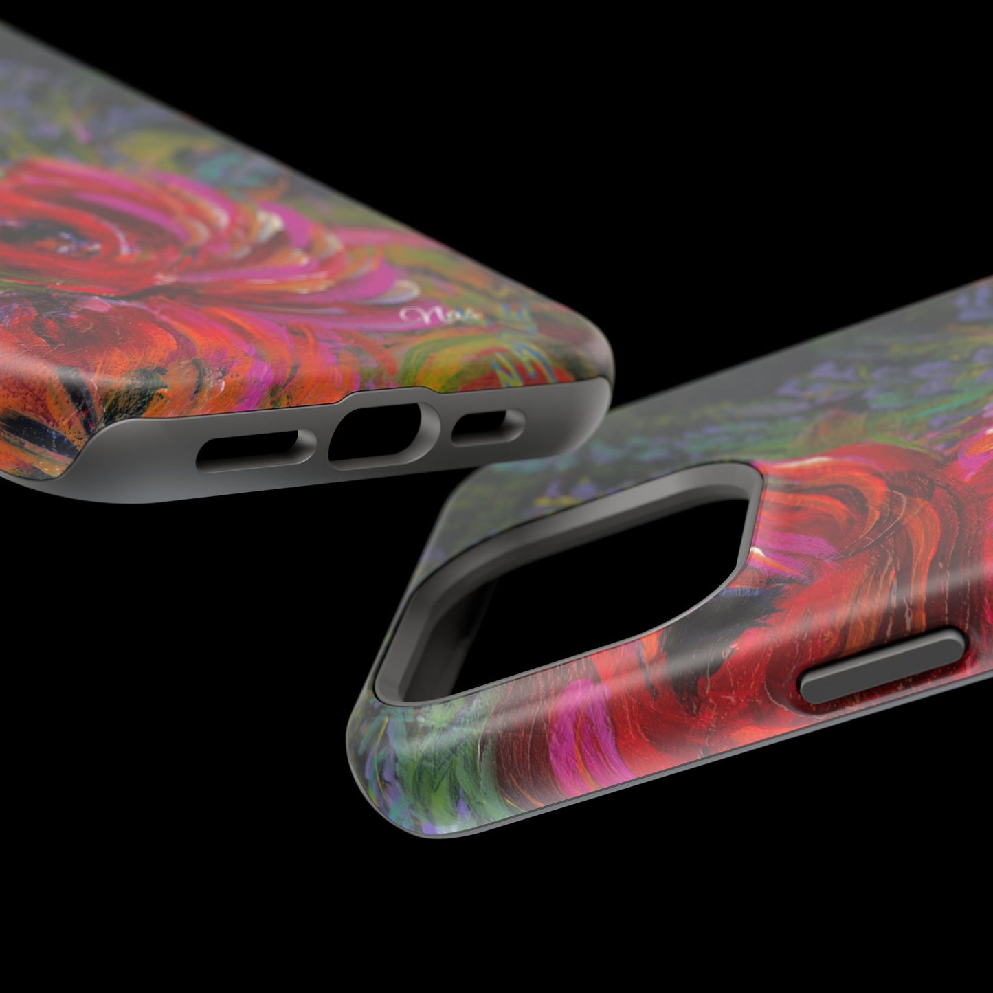 Peonies Phone Case -Original Art Design By Nadine A.S. , Gift for Her, Spring Accessory, Floral Lover, Mother's Day