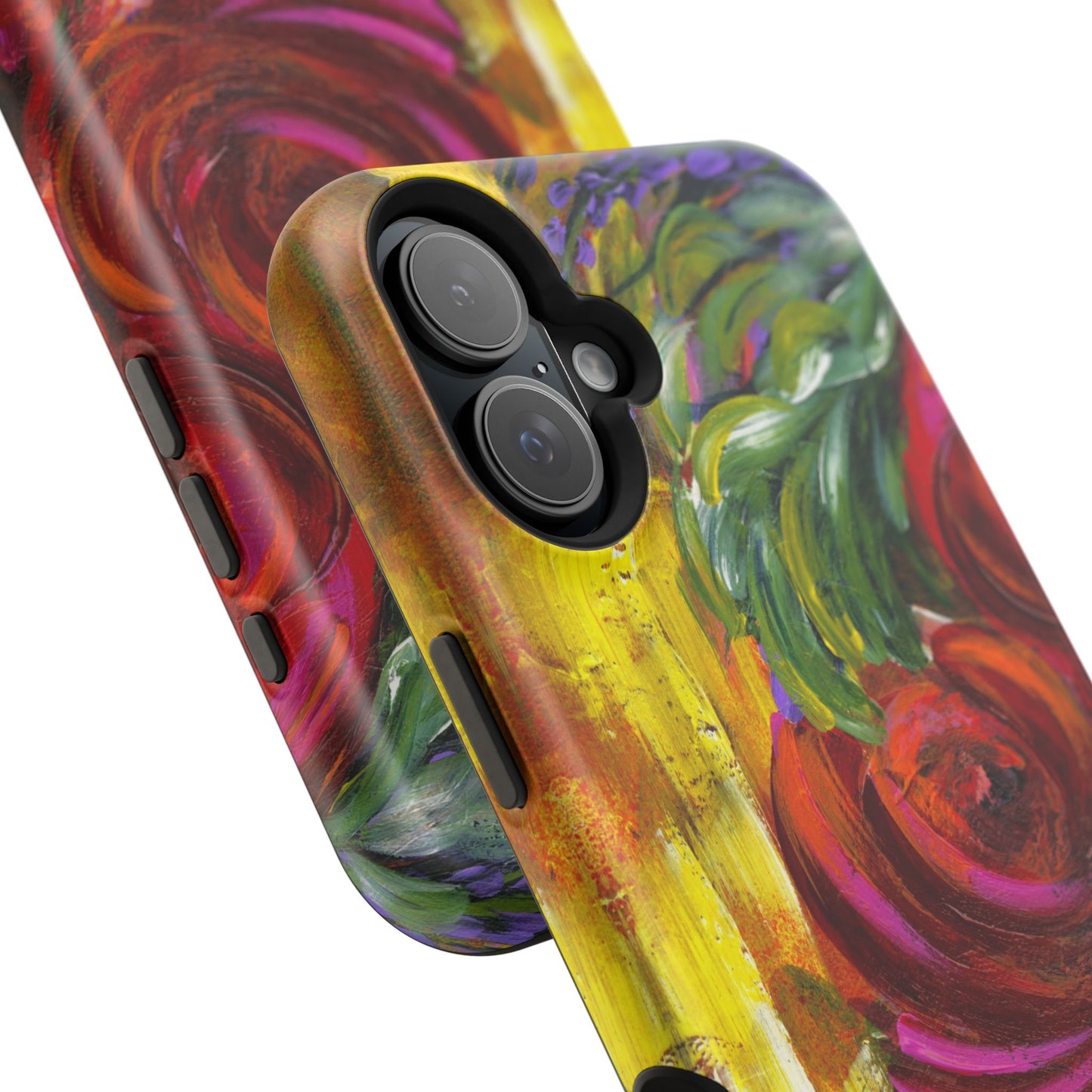 Peonies Phone Case -Original Art Design By Nadine A.S. , Gift for Her, Spring Accessory, Floral Lover, Mother's Day