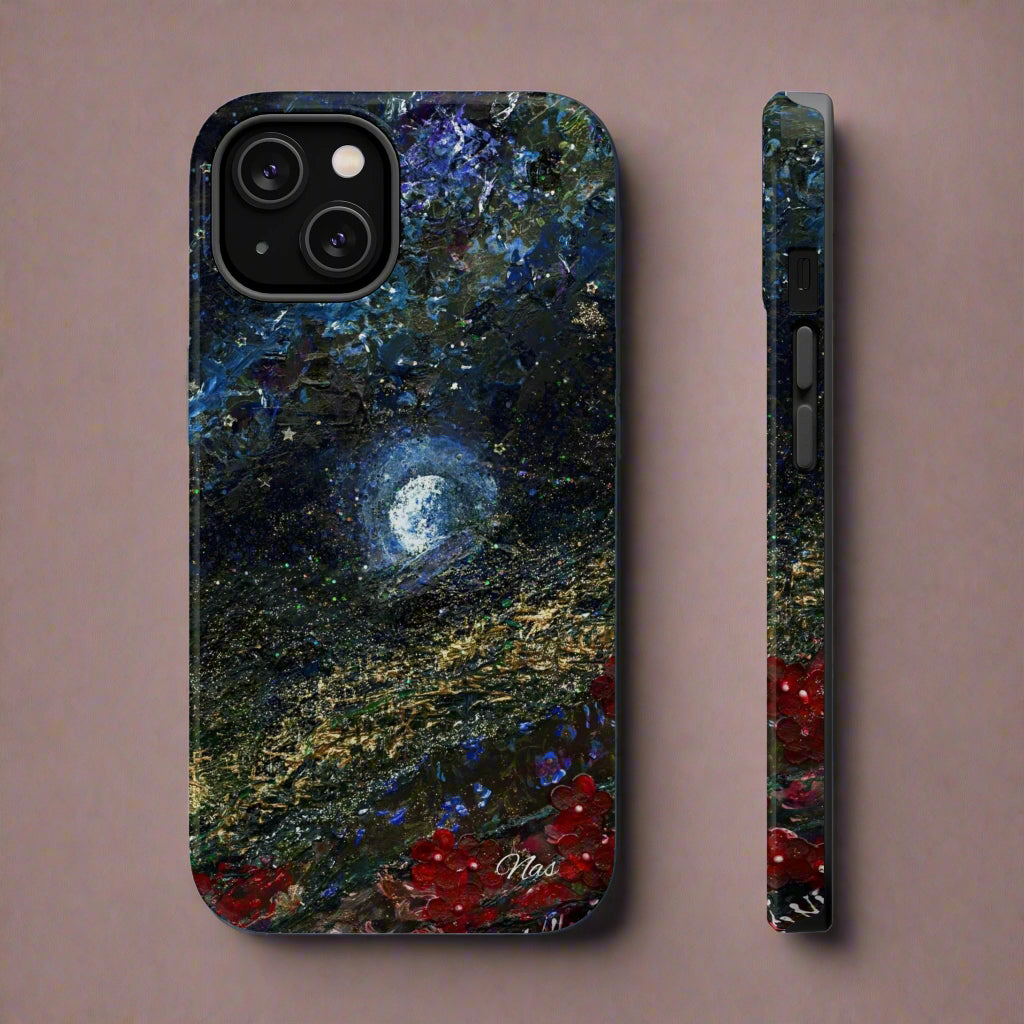 Designer Phone Case -Original Art Design By Nadine A.S. , Gift for Her, Spring Accessory, Floral Lover, Mother's Day