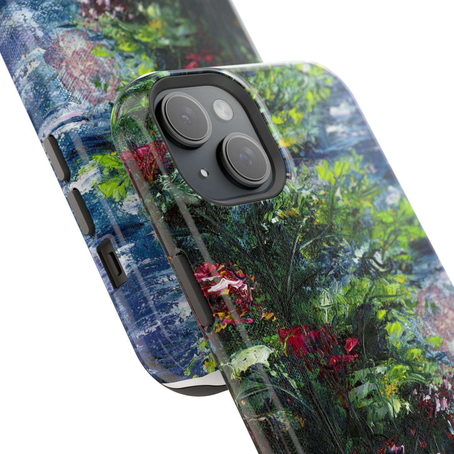 Landscape Phone Case -Original Art Design By Nadine A.S. , Gift for Her, Spring Accessory, Floral Lover, Mother's Day