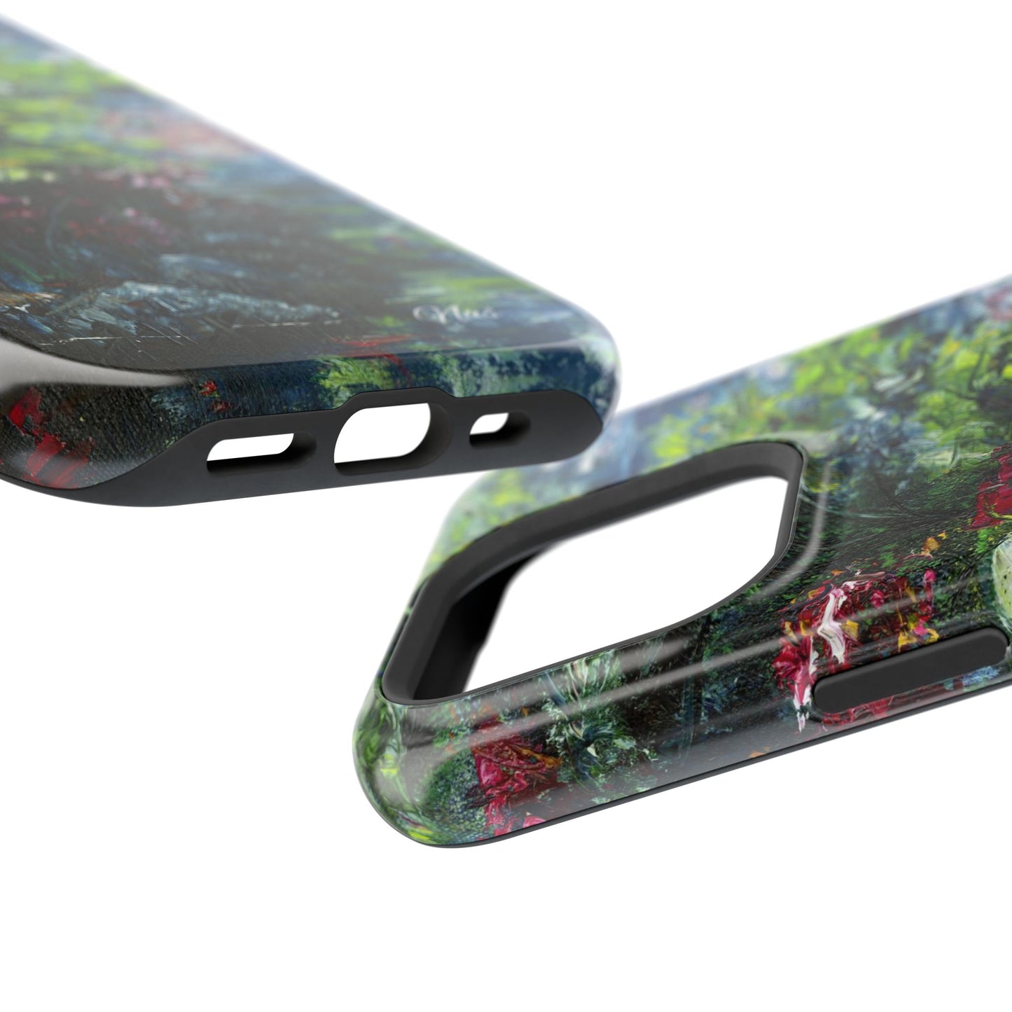 Landscape Phone Case -Original Art Design By Nadine A.S. , Gift for Her, Spring Accessory, Floral Lover, Mother's Day