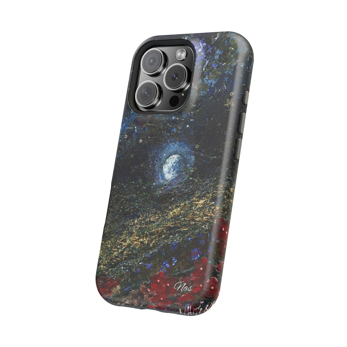 Designer Phone Case -Original Art Design By Nadine A.S. , Gift for Her, Spring Accessory, Floral Lover, Mother's Day