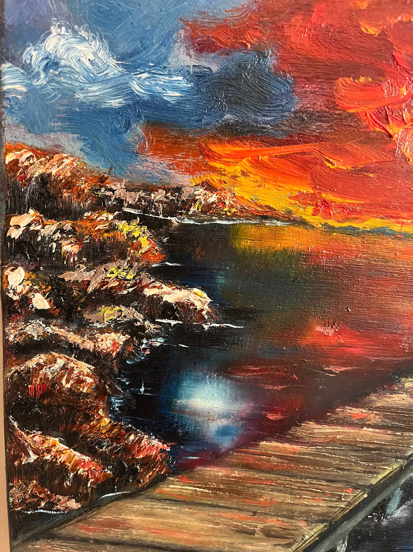 I wish I never met you – Original Oil Painting (12'*12')