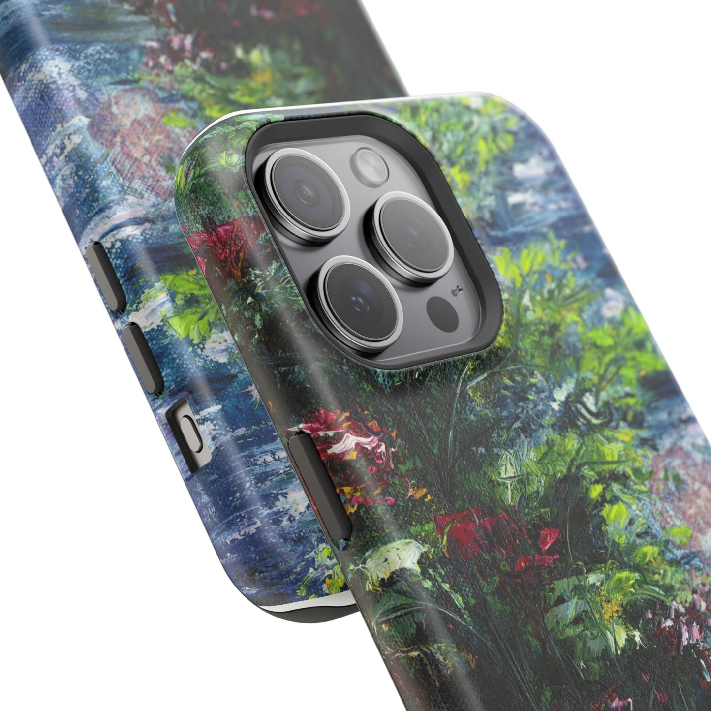 Landscape Phone Case -Original Art Design By Nadine A.S. , Gift for Her, Spring Accessory, Floral Lover, Mother's Day