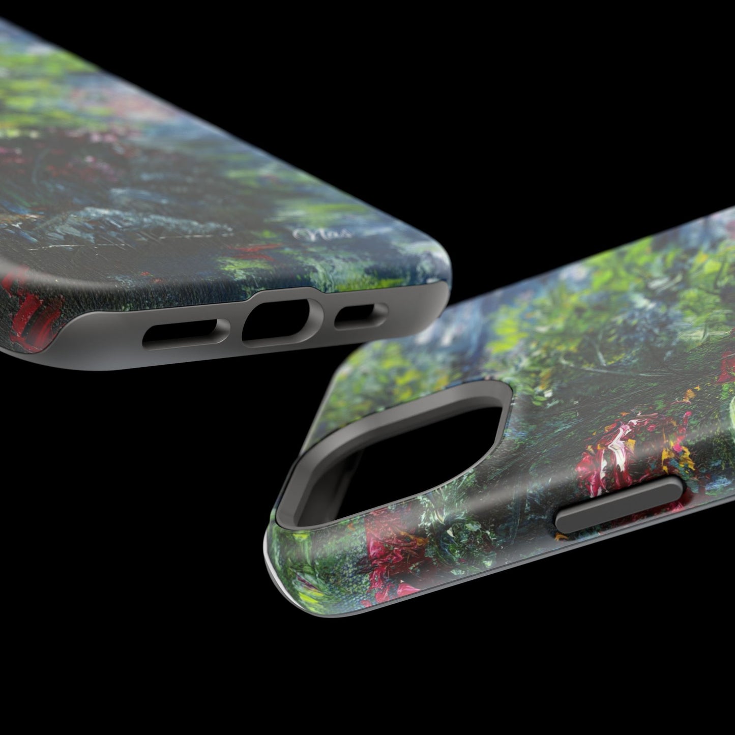 Landscape Phone Case -Original Art Design By Nadine A.S. , Gift for Her, Spring Accessory, Floral Lover, Mother's Day