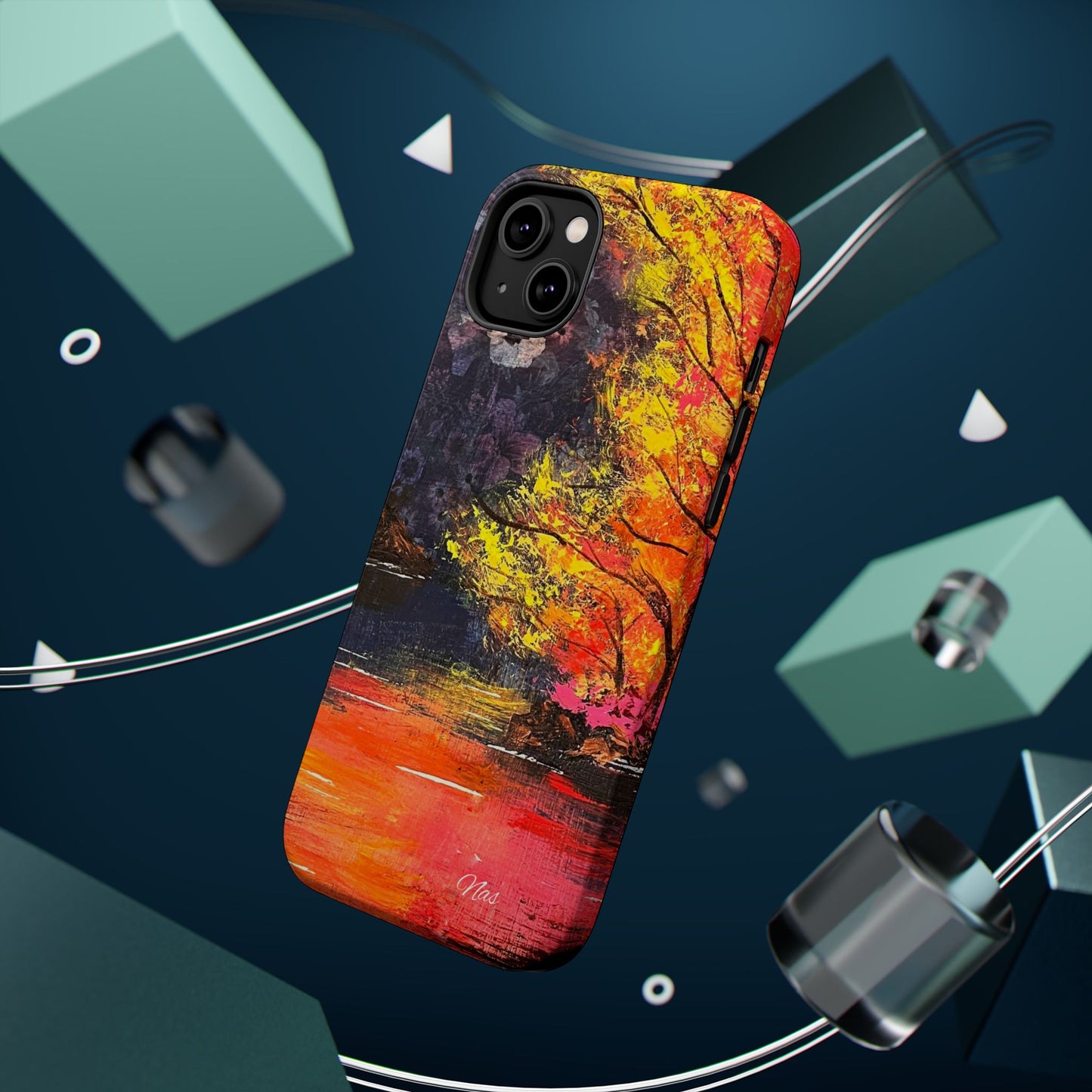 Phone Case -Original Art Design By Nadine A.S. , Gift for Her, Spring Accessory, Floral Lover, Mother's Day