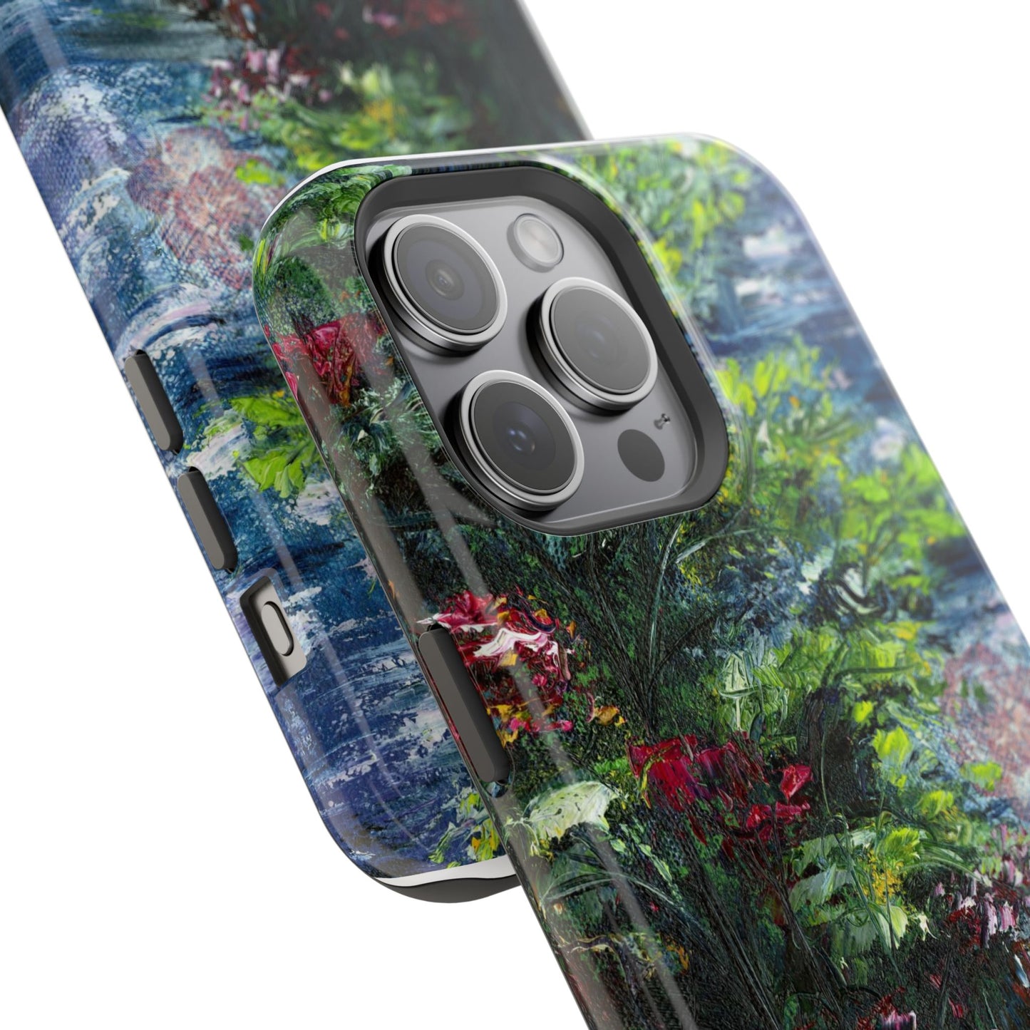 Landscape Phone Case -Original Art Design By Nadine A.S. , Gift for Her, Spring Accessory, Floral Lover, Mother's Day