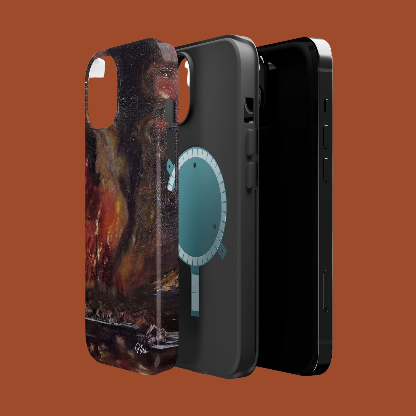 Apocalypse Phone Case -Original Art Design By Nadine A.S. , Gift for Her, Spring Accessory, Floral Lover, Mother's Day