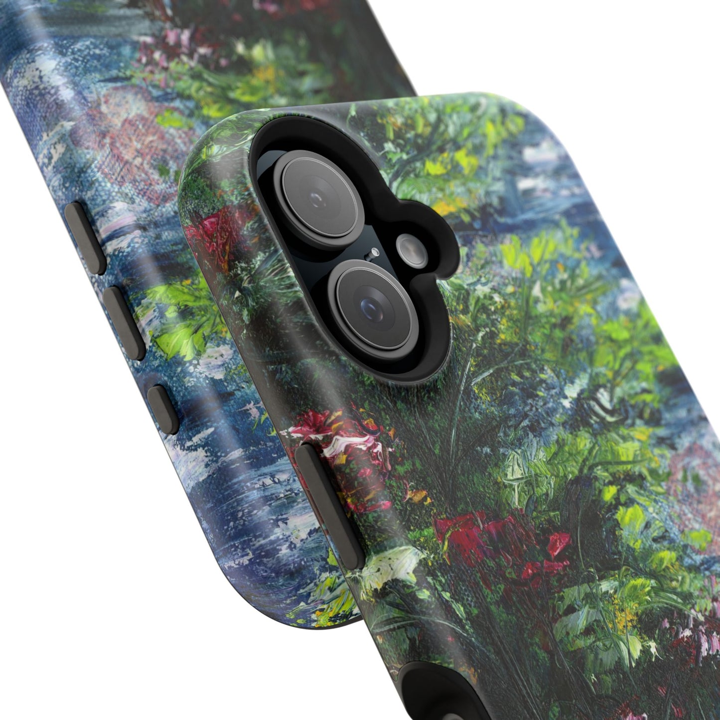 Landscape Phone Case -Original Art Design By Nadine A.S. , Gift for Her, Spring Accessory, Floral Lover, Mother's Day