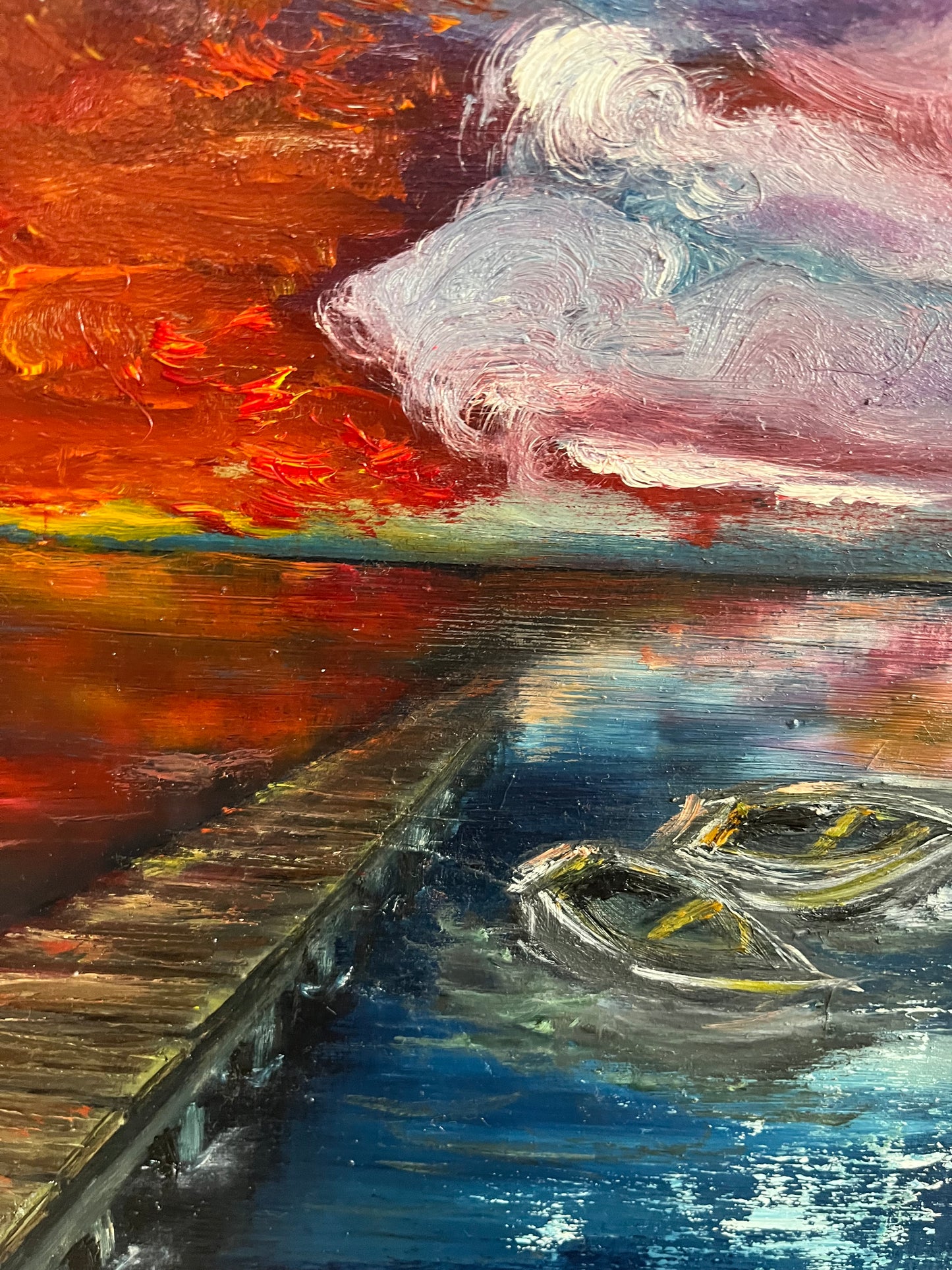 I wish I never met you – Original Oil Painting (12'*12')