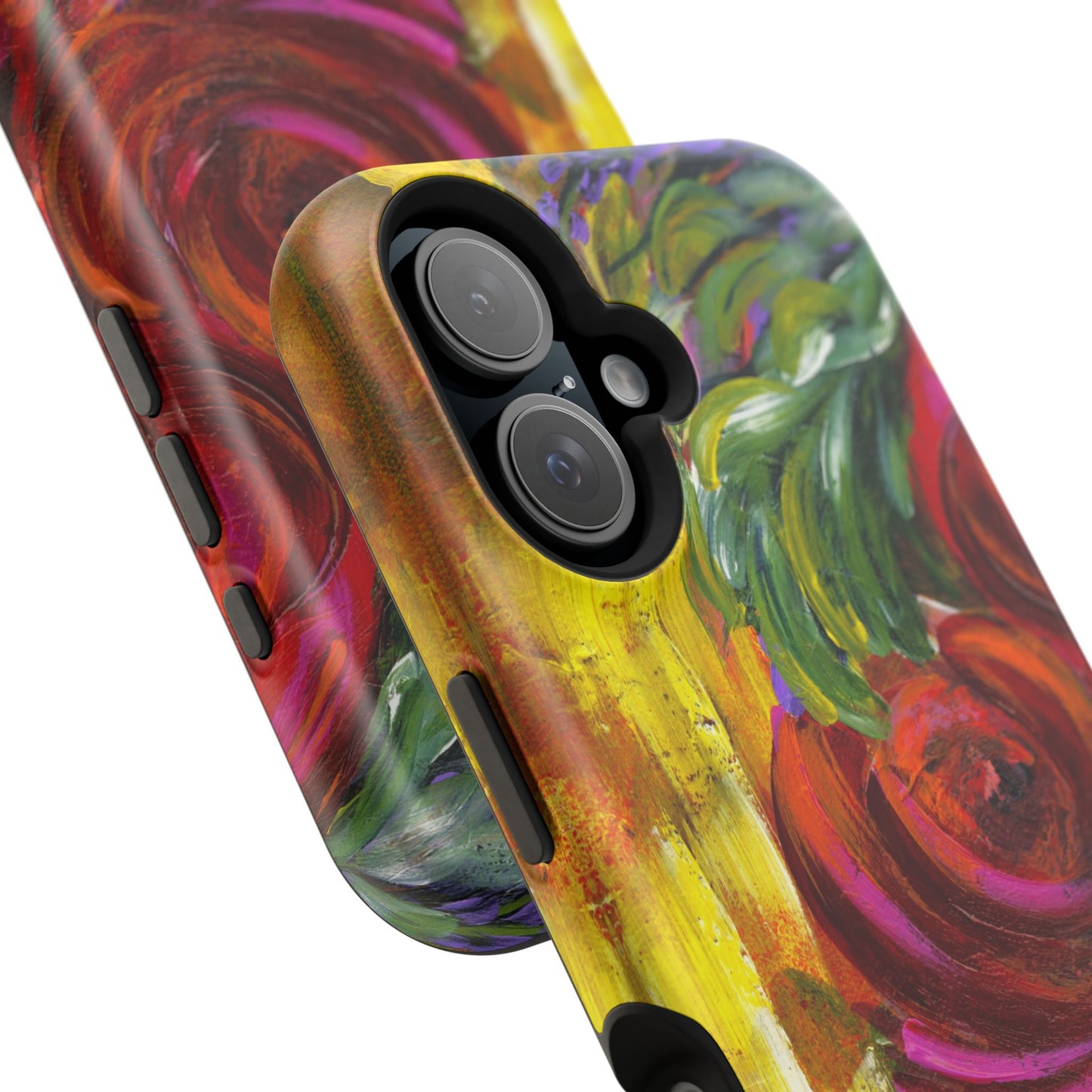 Peonies Phone Case -Original Art Design By Nadine A.S. , Gift for Her, Spring Accessory, Floral Lover, Mother's Day