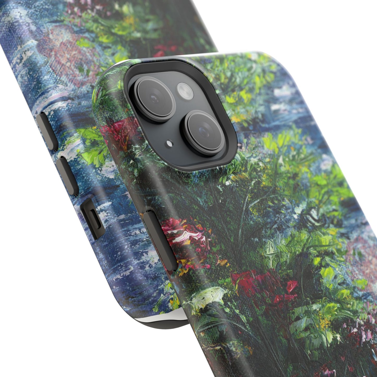 Landscape Phone Case -Original Art Design By Nadine A.S. , Gift for Her, Spring Accessory, Floral Lover, Mother's Day