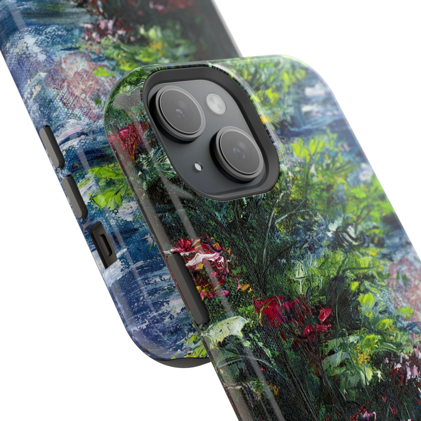 Landscape Phone Case -Original Art Design By Nadine A.S. , Gift for Her, Spring Accessory, Floral Lover, Mother's Day