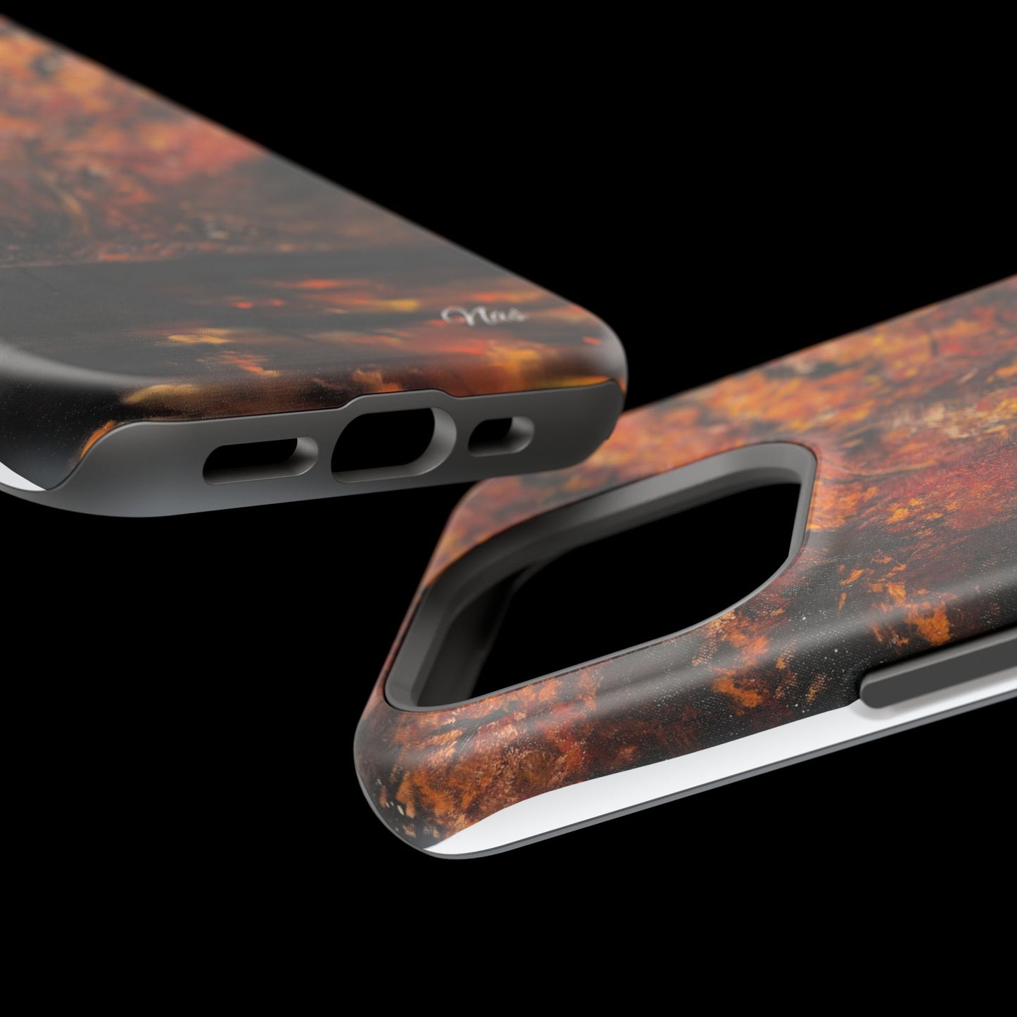 Fall Landscape Phone Case -Original Art Design By Nadine A.S. , Gift for Her, Spring Accessory, Floral Lover, Mother's Day