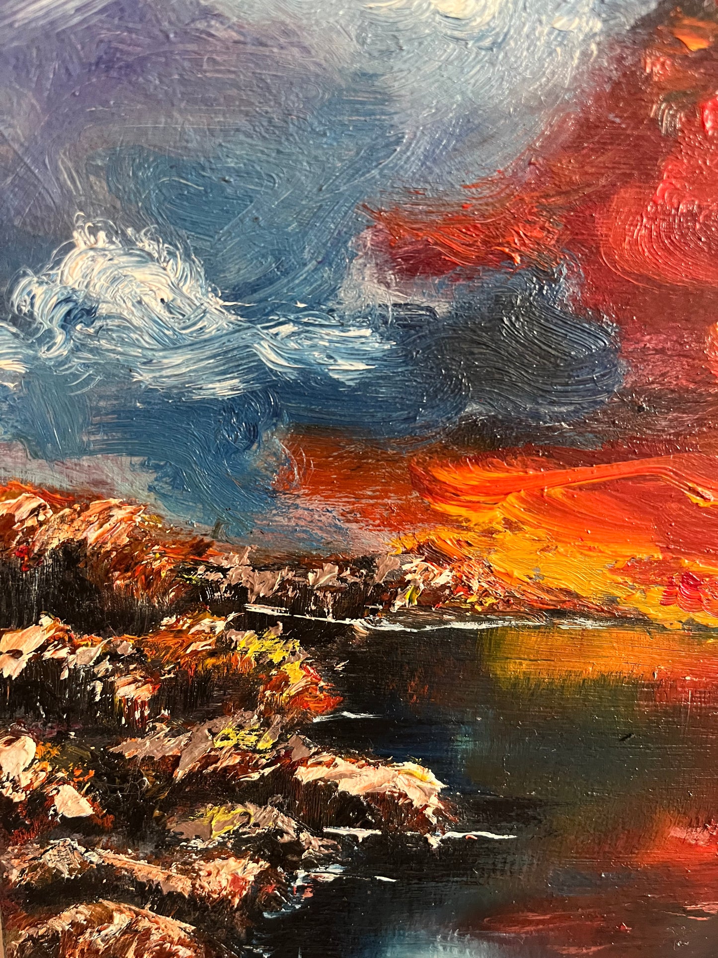 I wish I never met you – Original Oil Painting (12'*12')