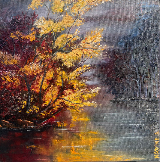 Careless Whisper – Original Oil Painting (10x10”)